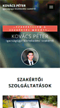 Mobile Screenshot of kovacspeter.eu